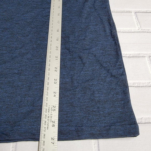 Member's Mark Men's Favorite Soft Long Sleeve Lounge Tee Blue Heather Size Small - Picture 5 of 8